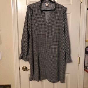 H&M Black & White Dress